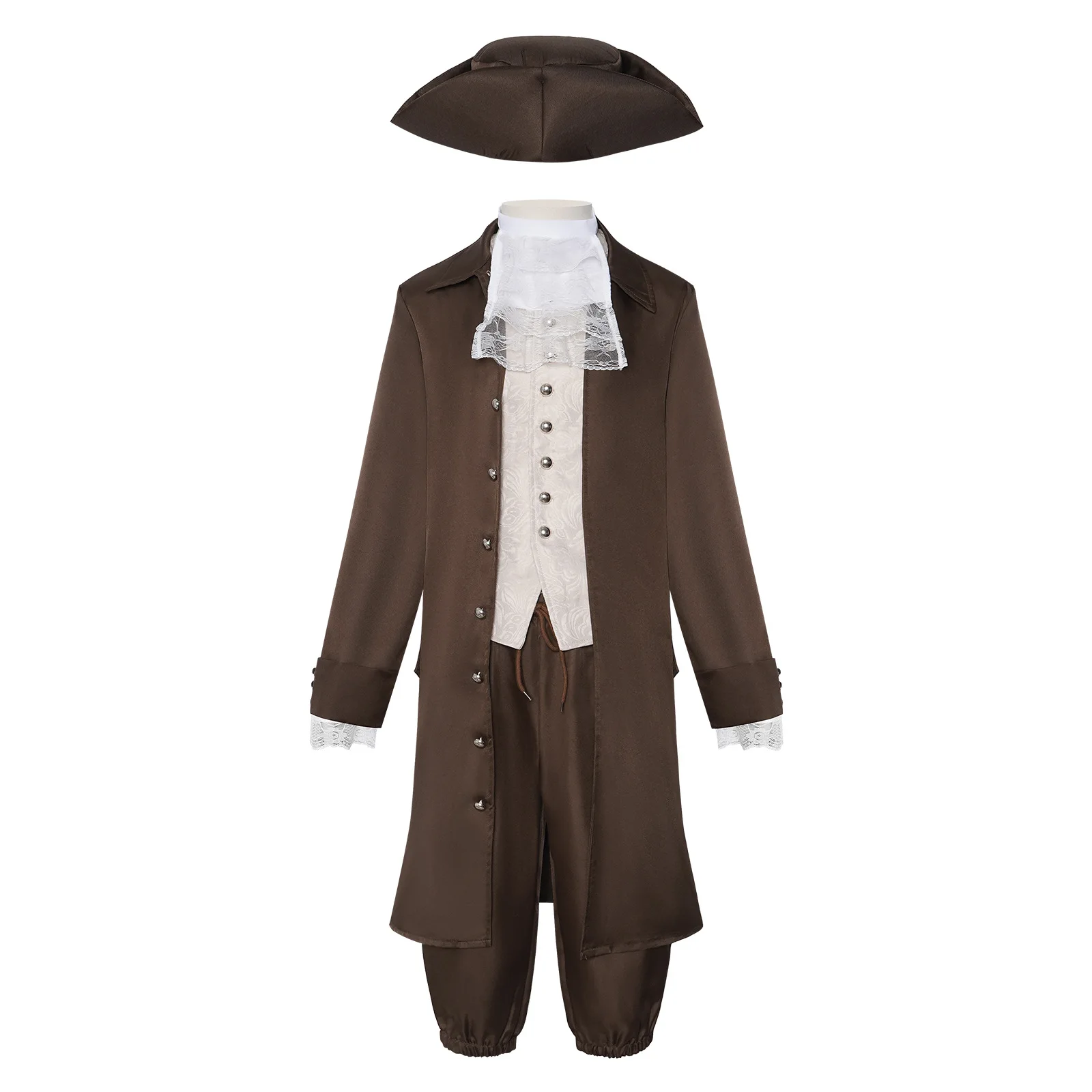 

Костюм президента Вашингтона в средневековом стиле для Хэллоуина, косплея и сценических выступлений