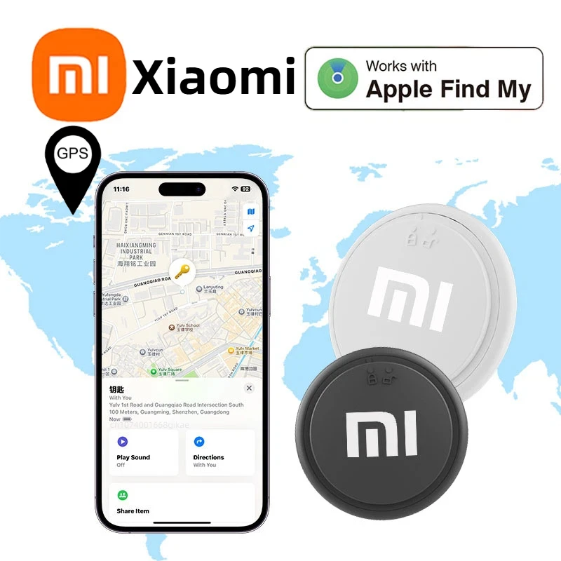 Xiaomi GPS Global Tracker Intelligent Positioning Bidirectional Alarm Going Out Reminder Pet Anti Loss Device For iPhone Find My