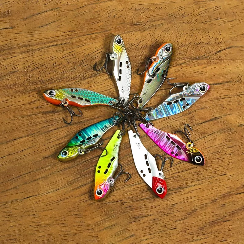 

Ultra-Thin VIB High Frequency Tremor Super Long-Distance Lou False Bait Lead-Coated Copper Sequin Hard Bait Fresh Fishing Lures
