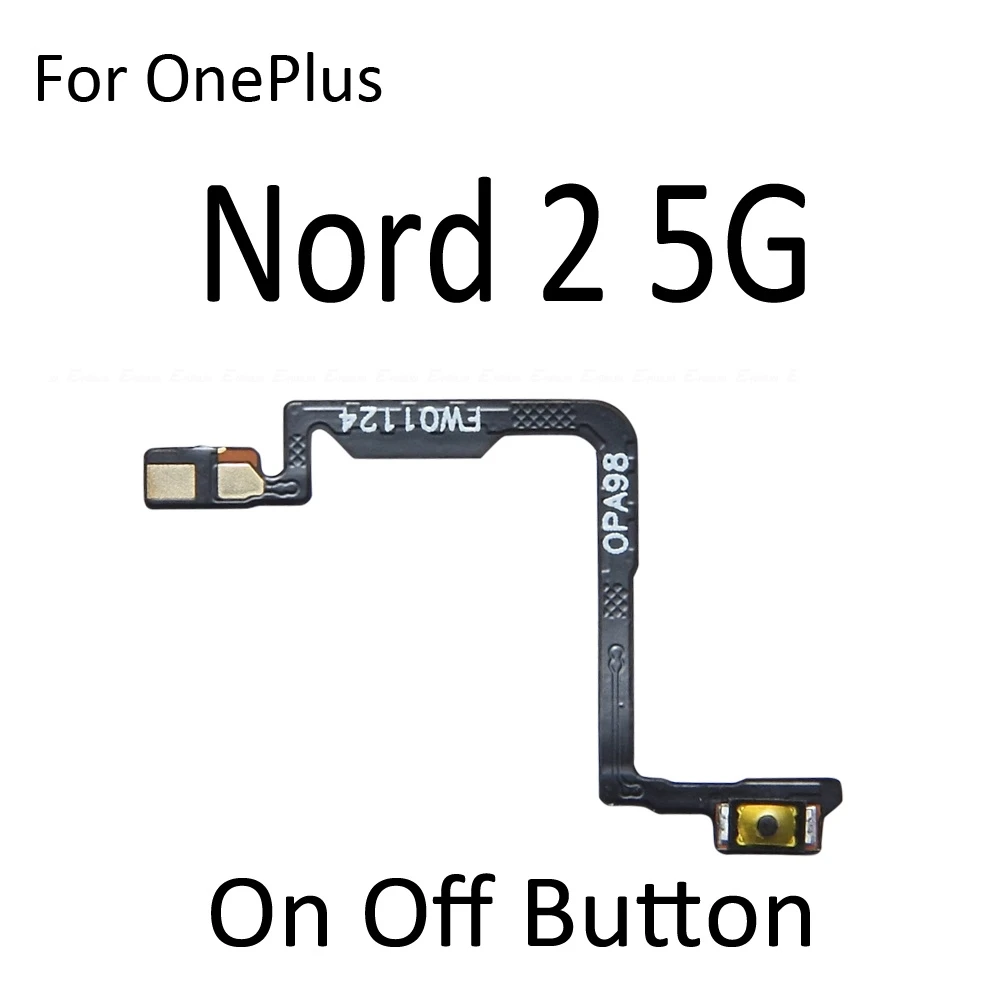 For OnePlus Nord 2 2T 5G Side Power ON OFF Volume Camera Key Button Switch Flex Cable Ribbon Replacement Repair Parts