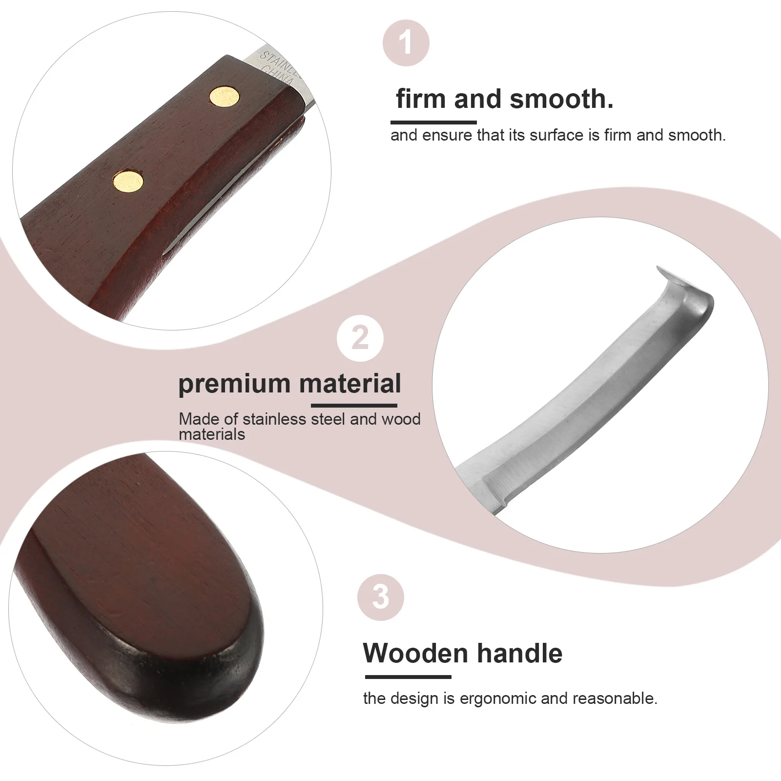 

Stainless Steel Hoof Cutter Ergonomic Design Firm Joint Long-Lasting Sharp Blade for Professional Hoof Trimming Needs