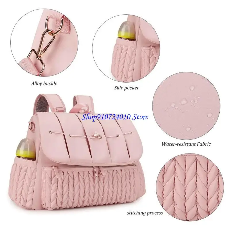 

77HD Stylish Diaper Bag Organiser Case with Adjustable Strap for Day and Night