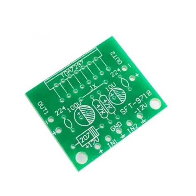 1pcs TDA7297 amplifier board spare parts dc 12v grade 2.0 dual audio encoding 15w electronic DIY kit