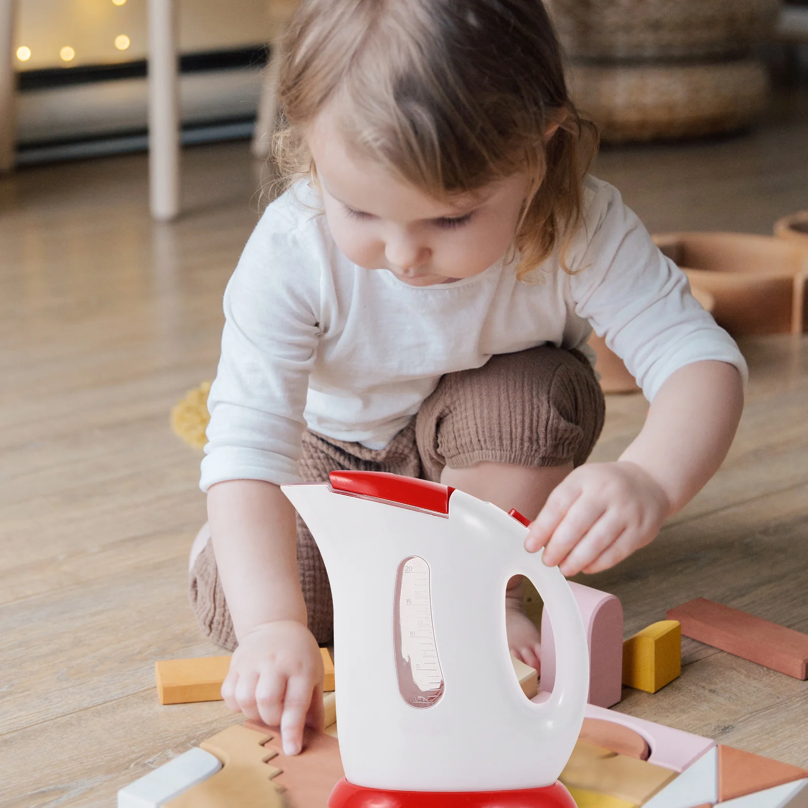 Kettle Toys Creative Luminous Kids Appliances Plaything Plastic Children Cartoon Kitchen