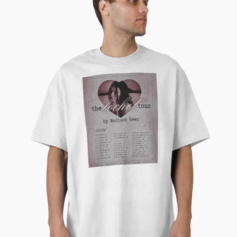 Madison Beer The Locket Tour Inspired Poster Oversized T-Shirt