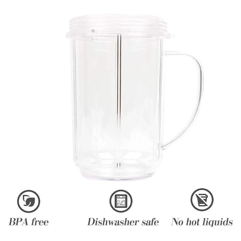 耐久性のあるプラスチックジューサー交換カップブレンダーコンテナジューサーカップ蓋ジューサーマシン部分マジック MB1001 ドロップシッピング