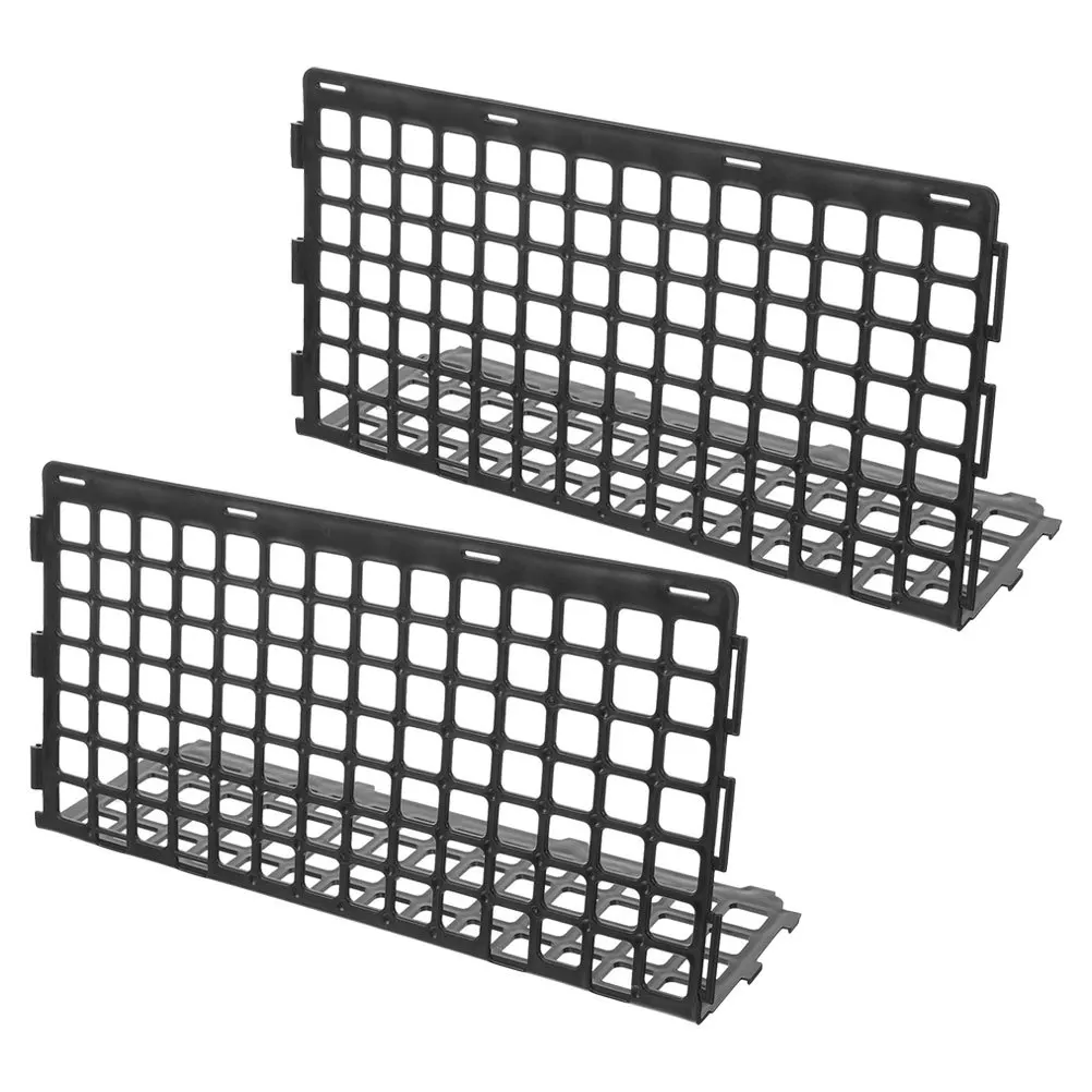 

2pcs Fresh Food Guardrail Fruit Vegetable Divider Supermarket Shelf Organizer Wire Display Guard Rail Plastic Baffle Separator
