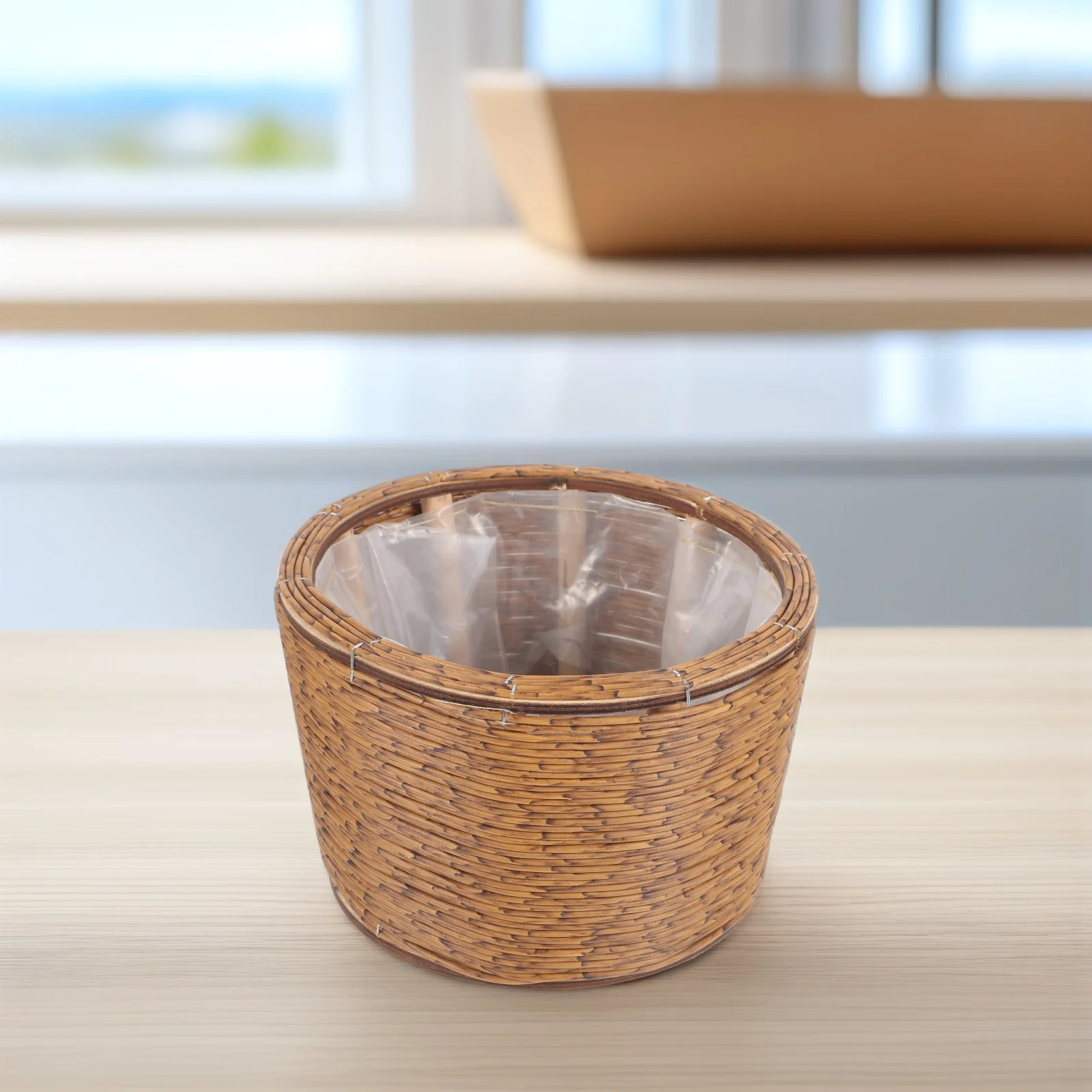 

Handmade Pot Storage Planter Home Decorative Plants Natural Fiber Baskets for Flower Plant Woven for Home