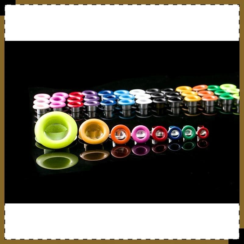 5/6mm Multicolor Metal Eyelets Buttonholes Buckle Hole For DIY Leathercraft Scrapbooking Shoes Belt Cap Bag Tags Clothes