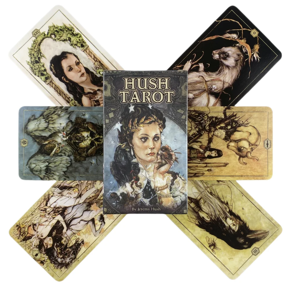 Hush Tarot Cards A 78 Deck Oracle English Visions Divination Edition Borad Playing Games