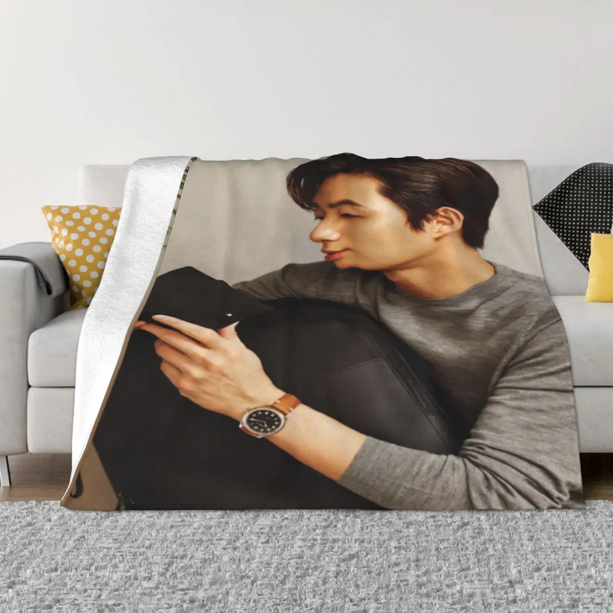 

Park Seo Jun 2395 Plush Throw Blanket Blankets And Blankets Throw Blanket