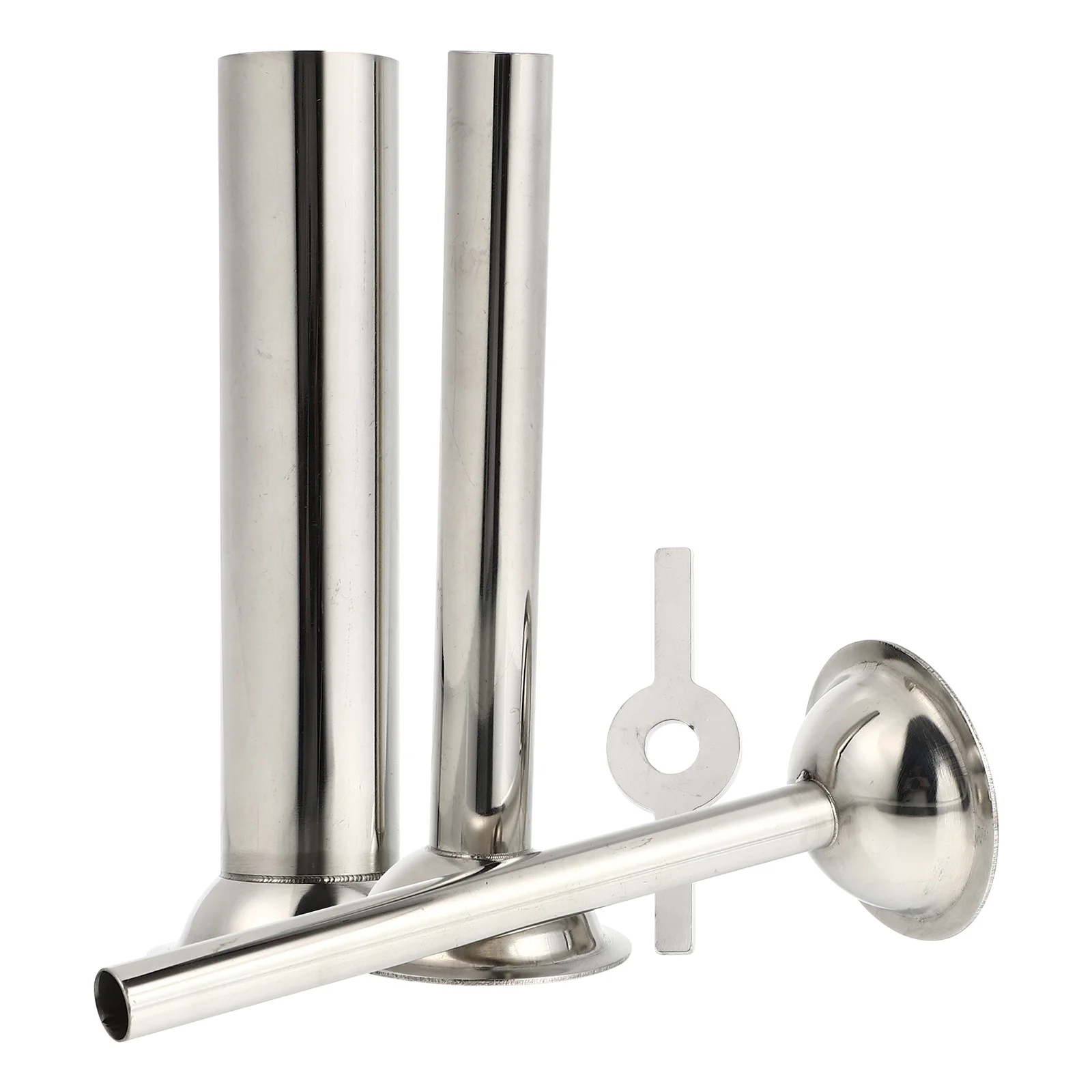 

3pcs Meat Grinder Accessories Stainless Steel Sausage Tools Kitchen Parts Processing Attachments Household Practical Non Rusting