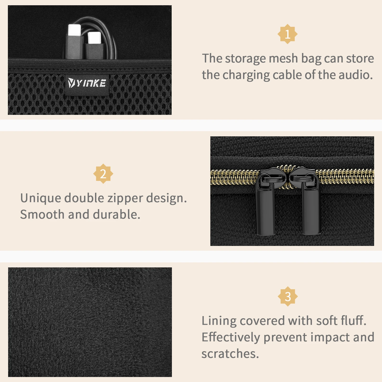 Custodia Yinke per Marshall Willen altoparlante Bluetooth EVA custodia protettiva da viaggio rigida custodia portatile