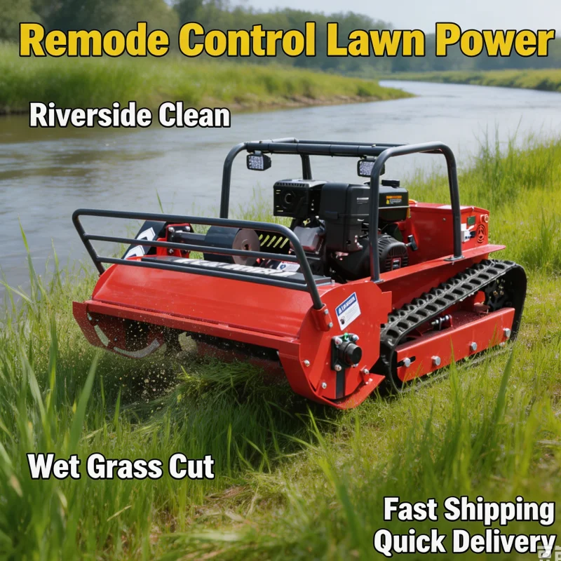 Customized Spot Goods Fast Shipping Remote Control Lawn Mower Lawn Mower Robot Wide Application For Courtyard Lawn