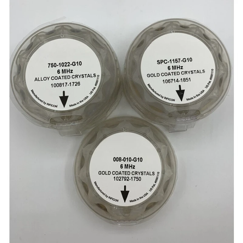Optical Coating Quartz Monitor Crystal Suitable for Thin Film Coating Thickness Measurement Equipment