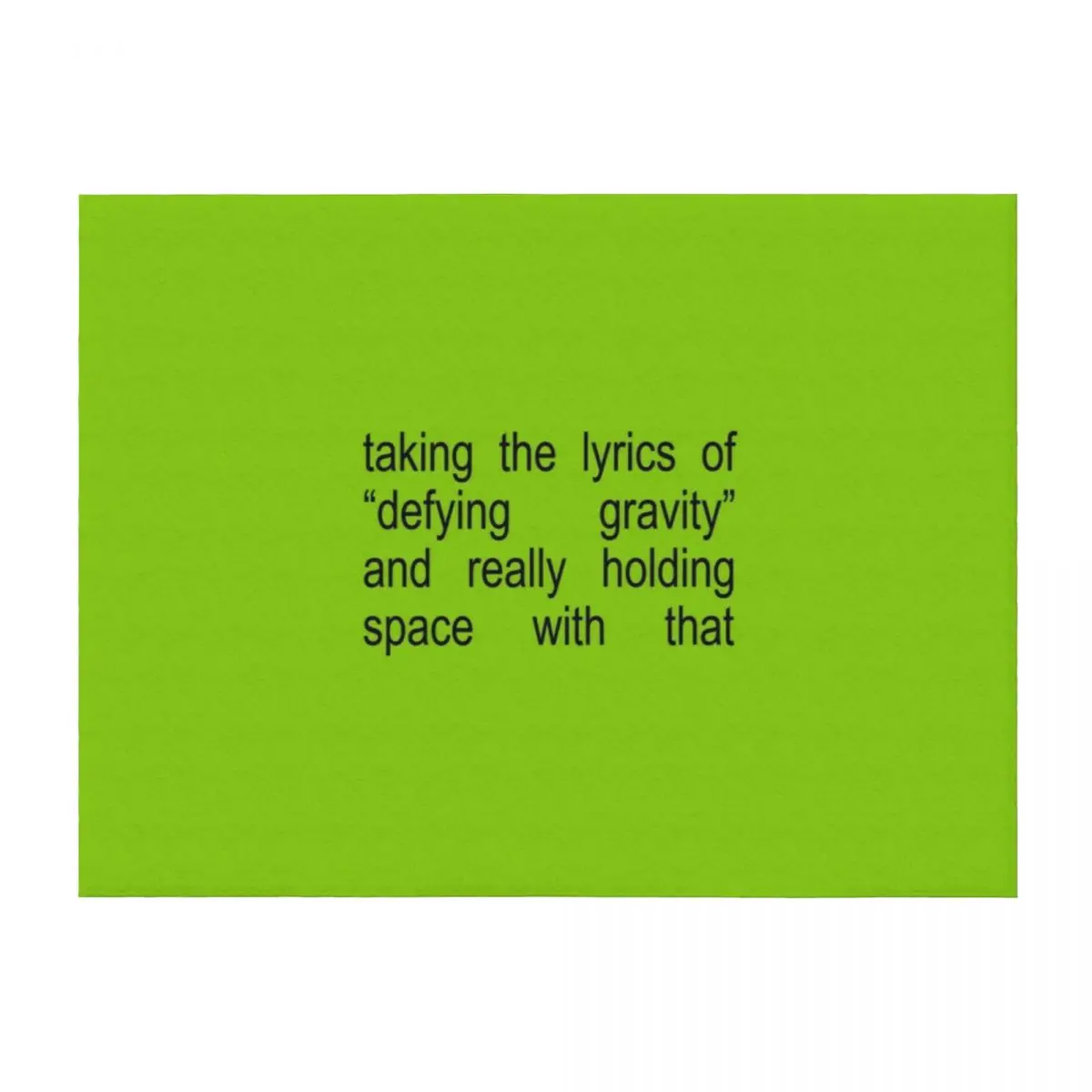 

Holding Space Defying Gravity Lyrics Throw Blanket warm winter Sofa Quilt Bed Luxury Designer Blankets