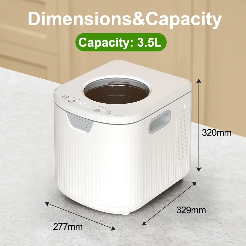 Pet Refined Grain Machine 3.5L Large Capacity Odor-free Multi-functional Pet Cooking Machine