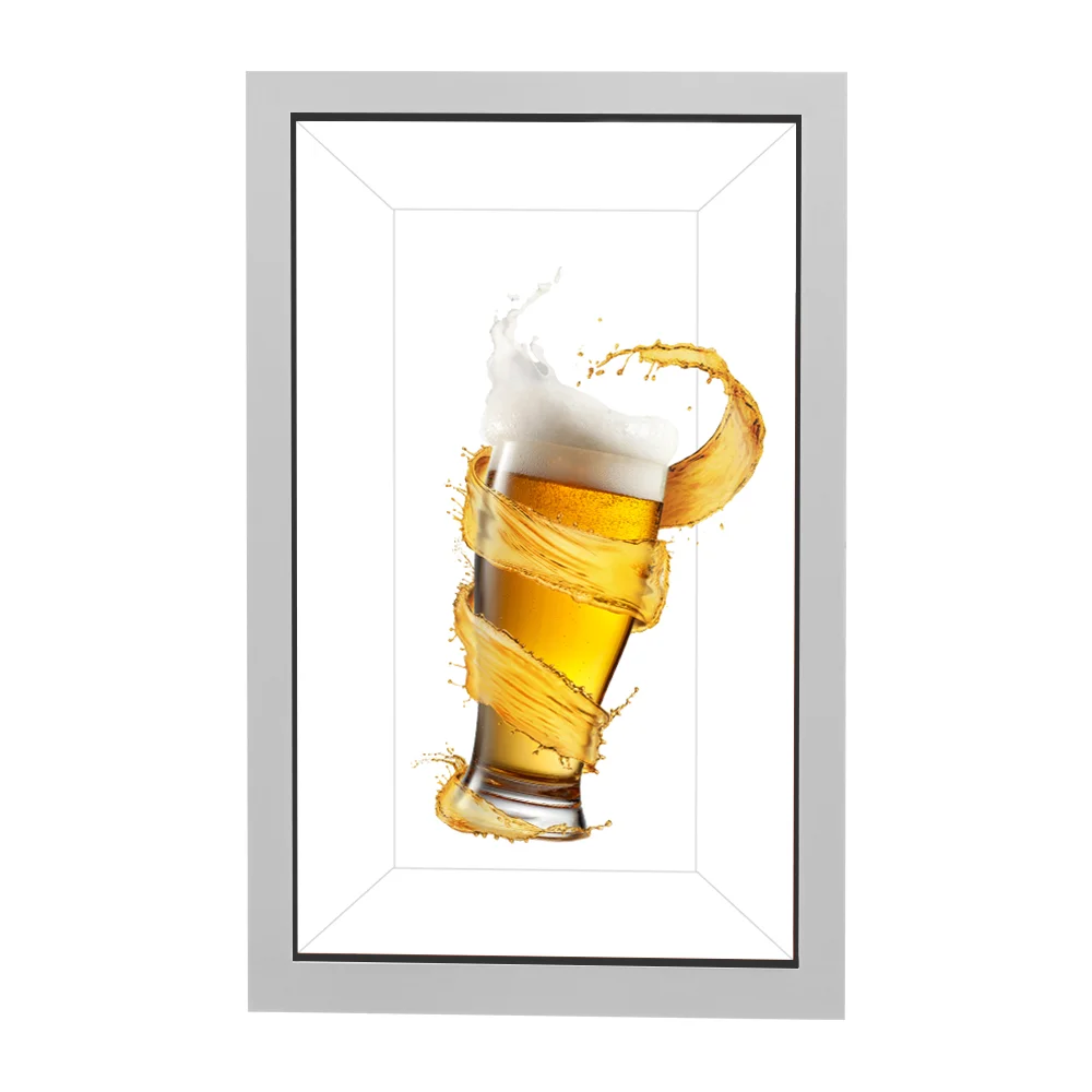 Hologram 3D Show Display Touch Screen Digital Signage And Displays Android OS Transparent LCD Display Cabinet