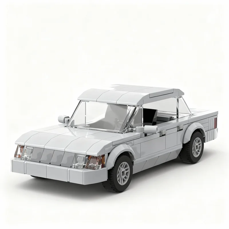 

285PCS MOC City Champions Super Car Mercury Grand Marquis 8 Wide Mod Model Technology DIY Creative Assembly Bricks Display Gift