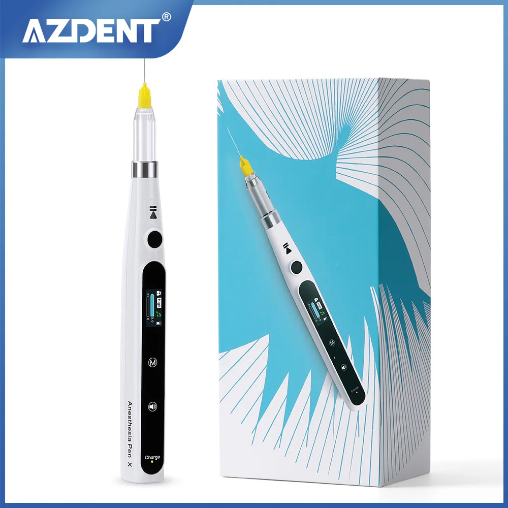 AZDENT Dental Oral Anesthesia Injector Portable Painless Wireless Local Anesthesia with Operable LCD Display Dental Instruments