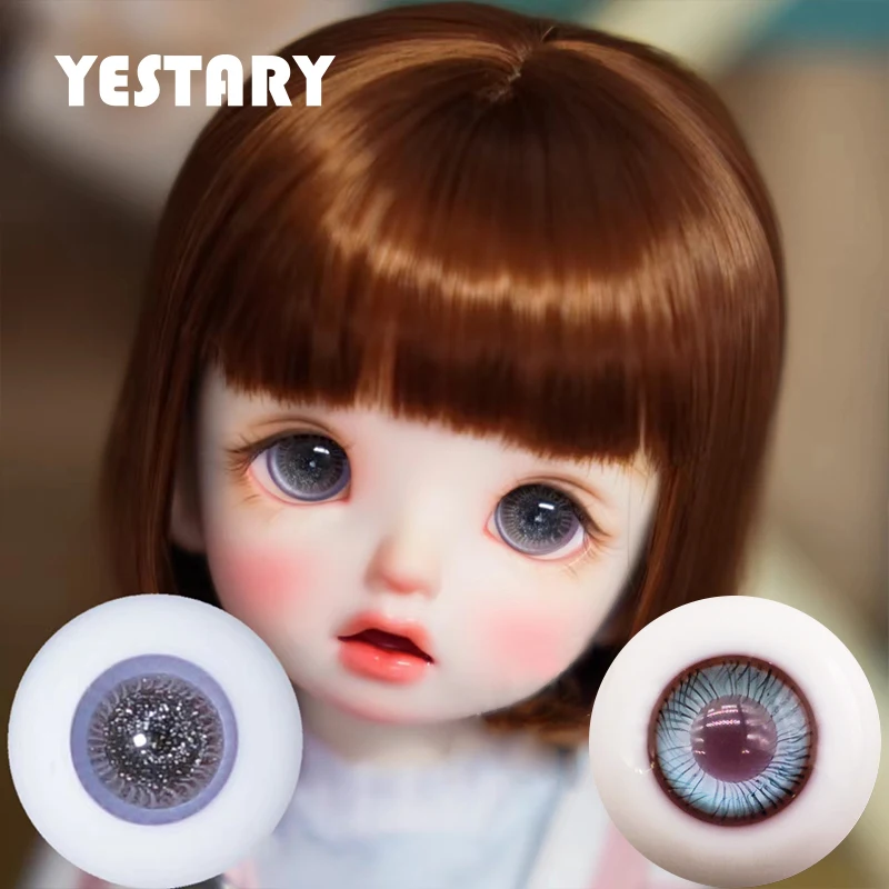 

YESTARY BJD Doll Accessories Eyes For Toys 12/14/16MM Small Iris Movable Glass Flash Eyeballs 1/3 1/4 1/6 For BJD Dolls Eyeballs