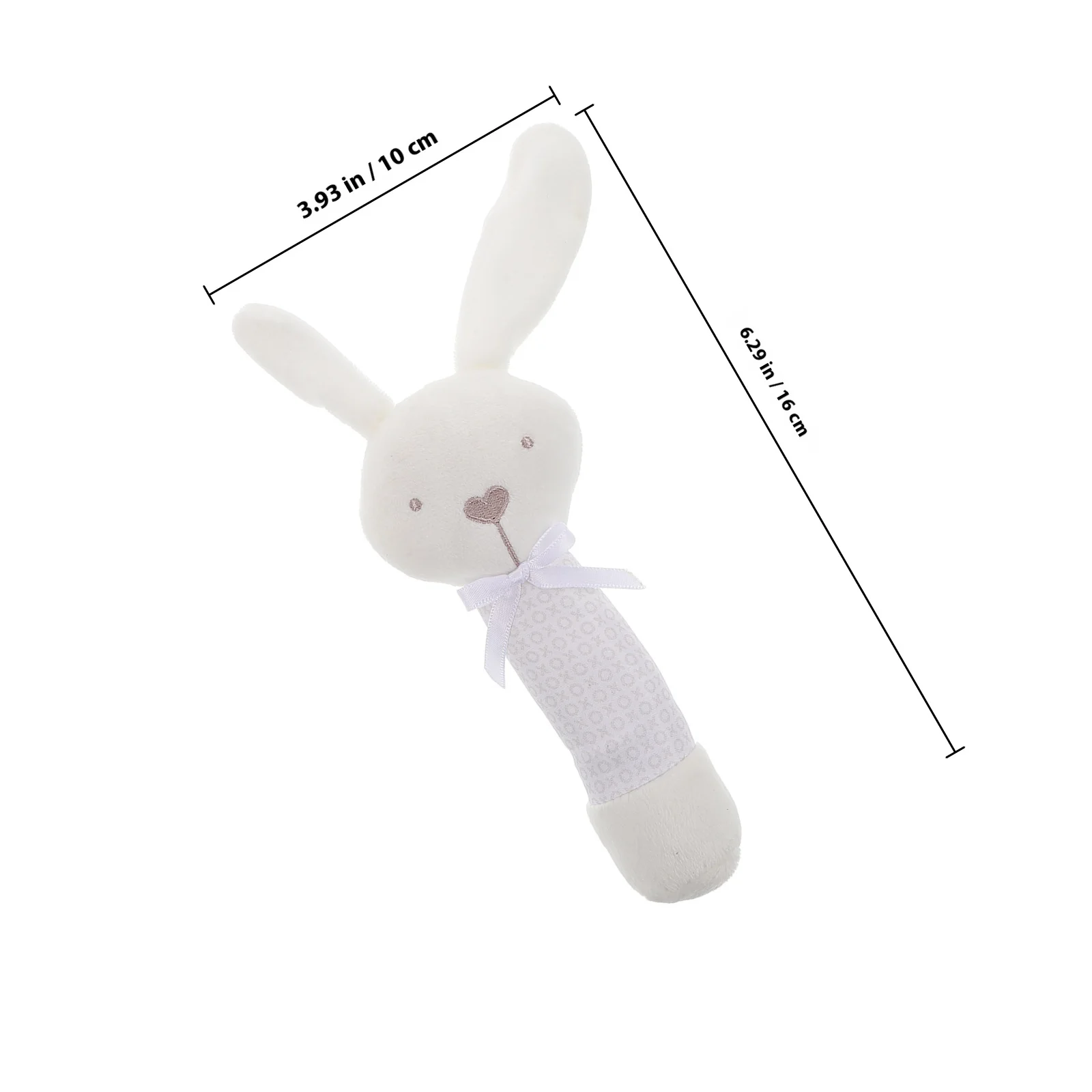 Bunny Hand voor baby's Dierenontwerp Babyspeelgoed Vroeg onderwijs Schudrammelaar Draagbare wieg Babyhandheld rammelaar