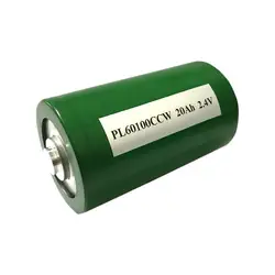 LTO 2.4V 20Ah 60100 Cylindrical LTO Discharge High Safety Lithium Titanate Battery for 12V battery bank pack scooter golfcar