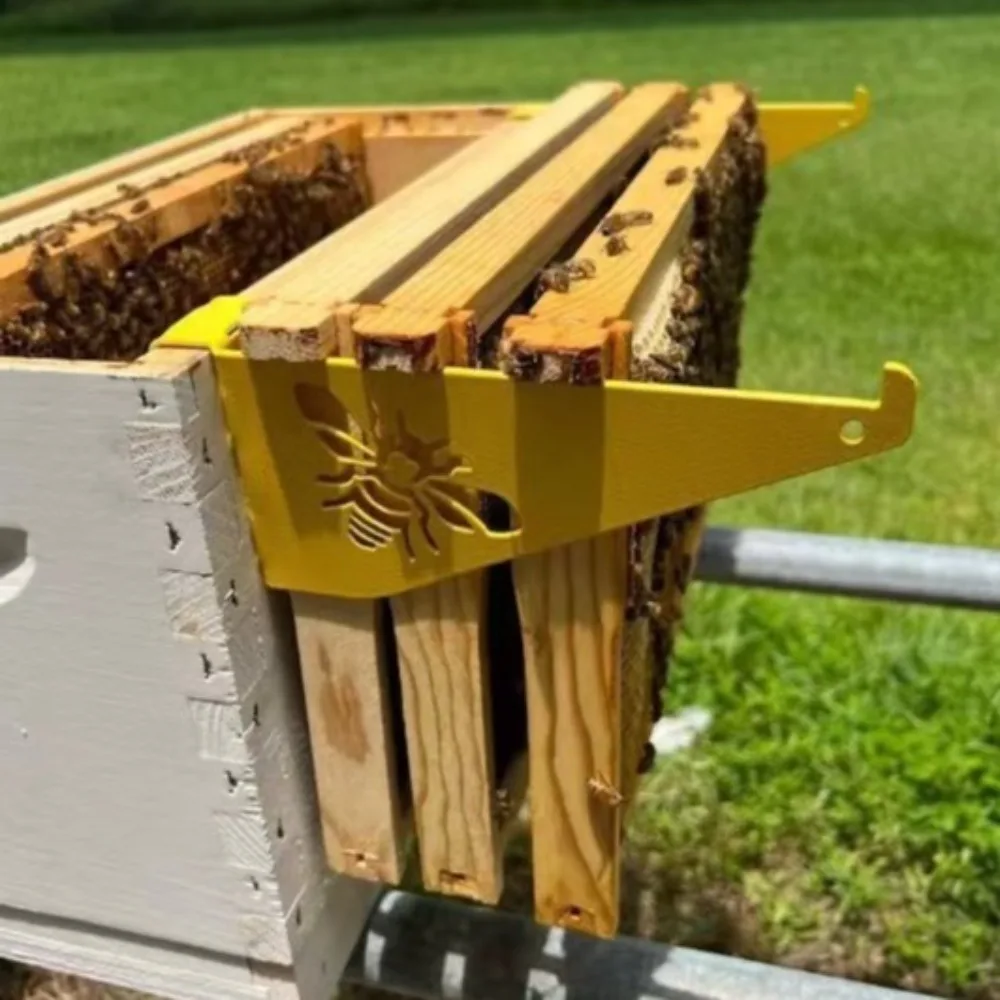 

Iron Beehive Inspection Bracket Rust-resistant Robust Beehive Frame Holder Deformation-free Bee Hive Stand