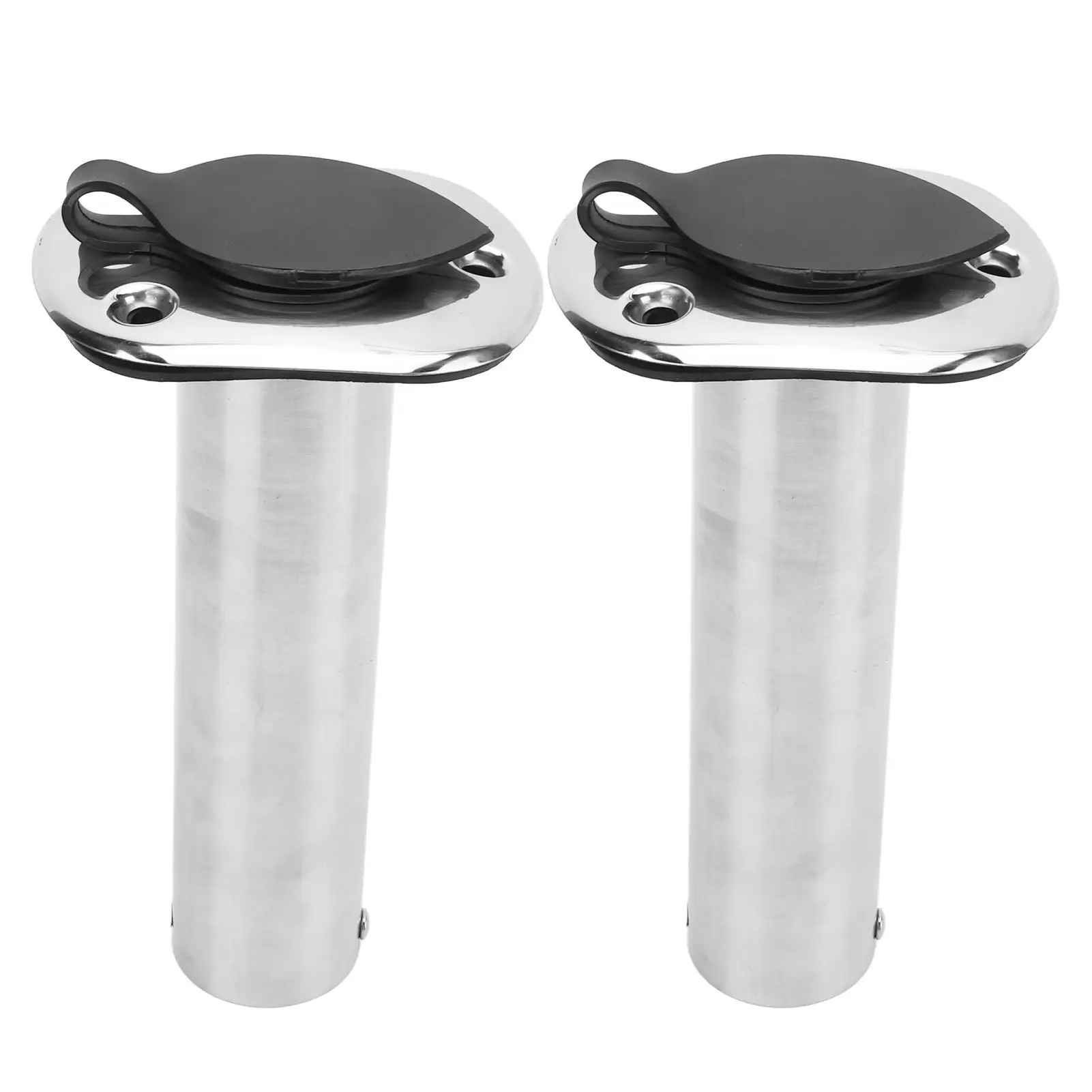 قصبة صيد خشبية المشبك قارب الصيد رود حامل 316 الفولاذ المقاوم للصدأ لليخوت