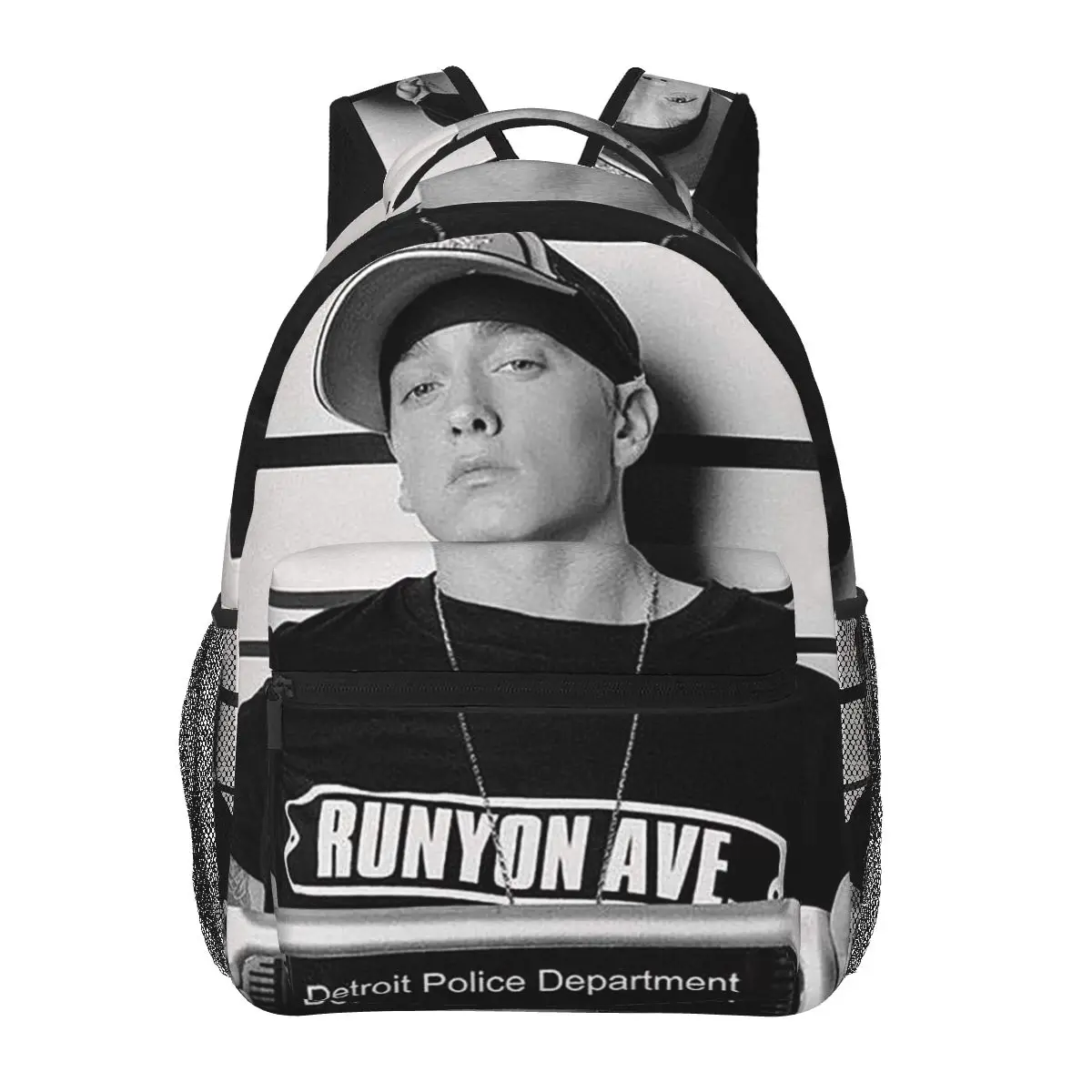 

American Rapper E-Eminem Backpack Hot Sale Daypack Large Capacity Boys Girls BookBag Shoulder Bags for Men Women Kids School Bag