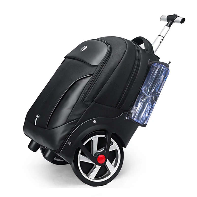 

New design trolley rolling luggage bag big wheel trip shoulder bag travel men/women large-capacity suitcase boarding valise