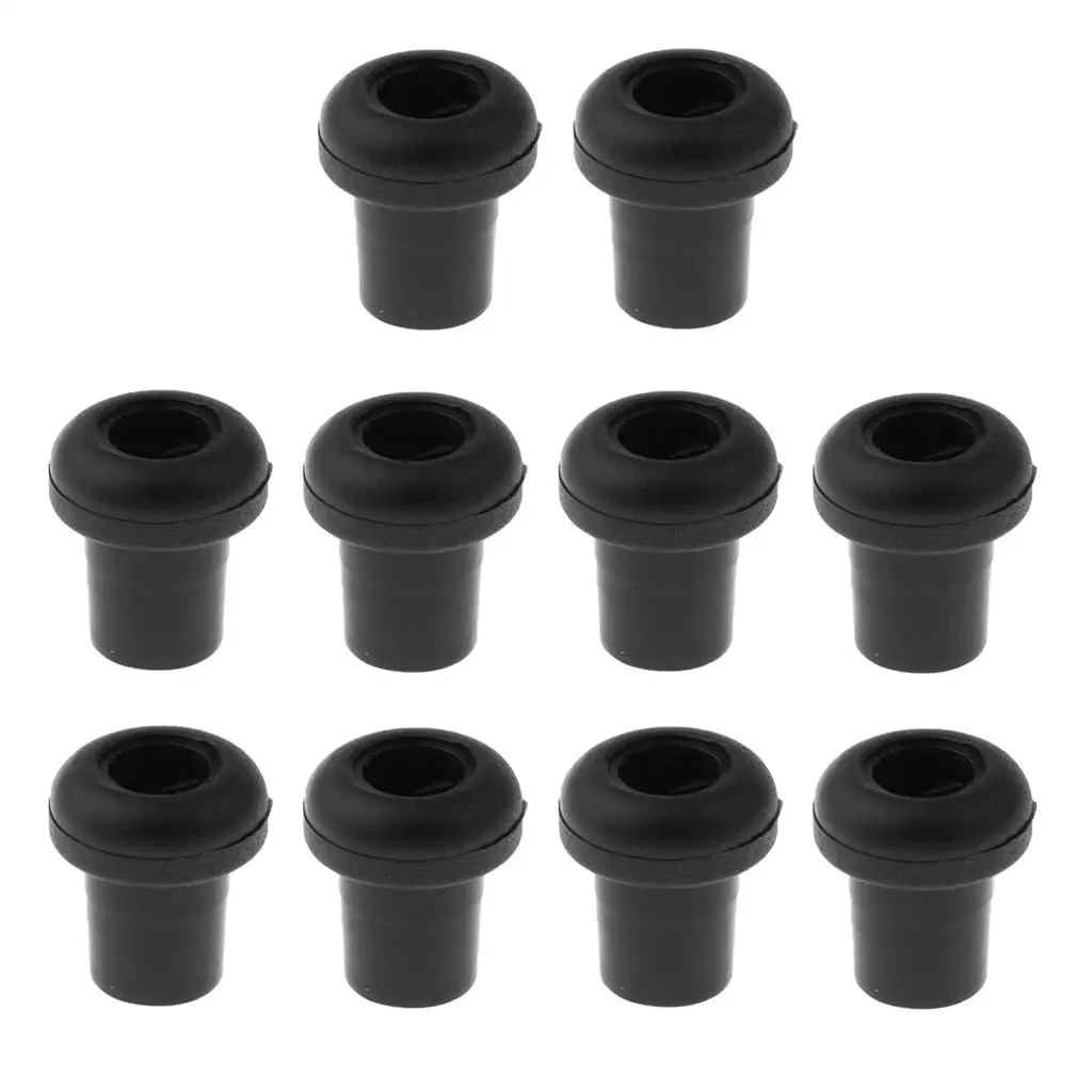 MagiDeal 10 Pieces Durable Plastic Tube Plug for Table Soccer Foosball Table, Fits for 12.7mm Diameter Rod