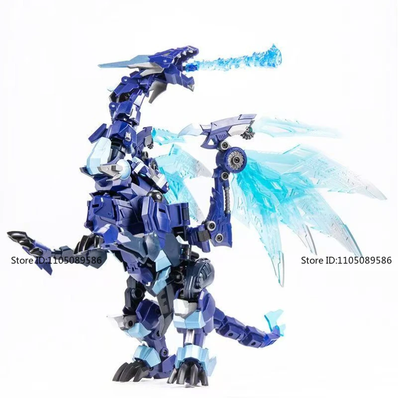 Nieuw product op voorraad originele verpakking Transformer G1-KO- Blue Ice Dragon Verzamel mensen klassiek model speelgoed vakantiecadeaus