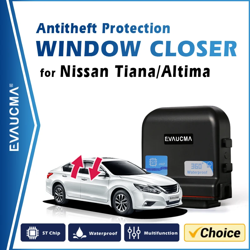 For Nissan Tiana / Altima L33 Car Antitheft Protection Window Closer Lifter Kit Auto Power Window Close System Alarm Accessories