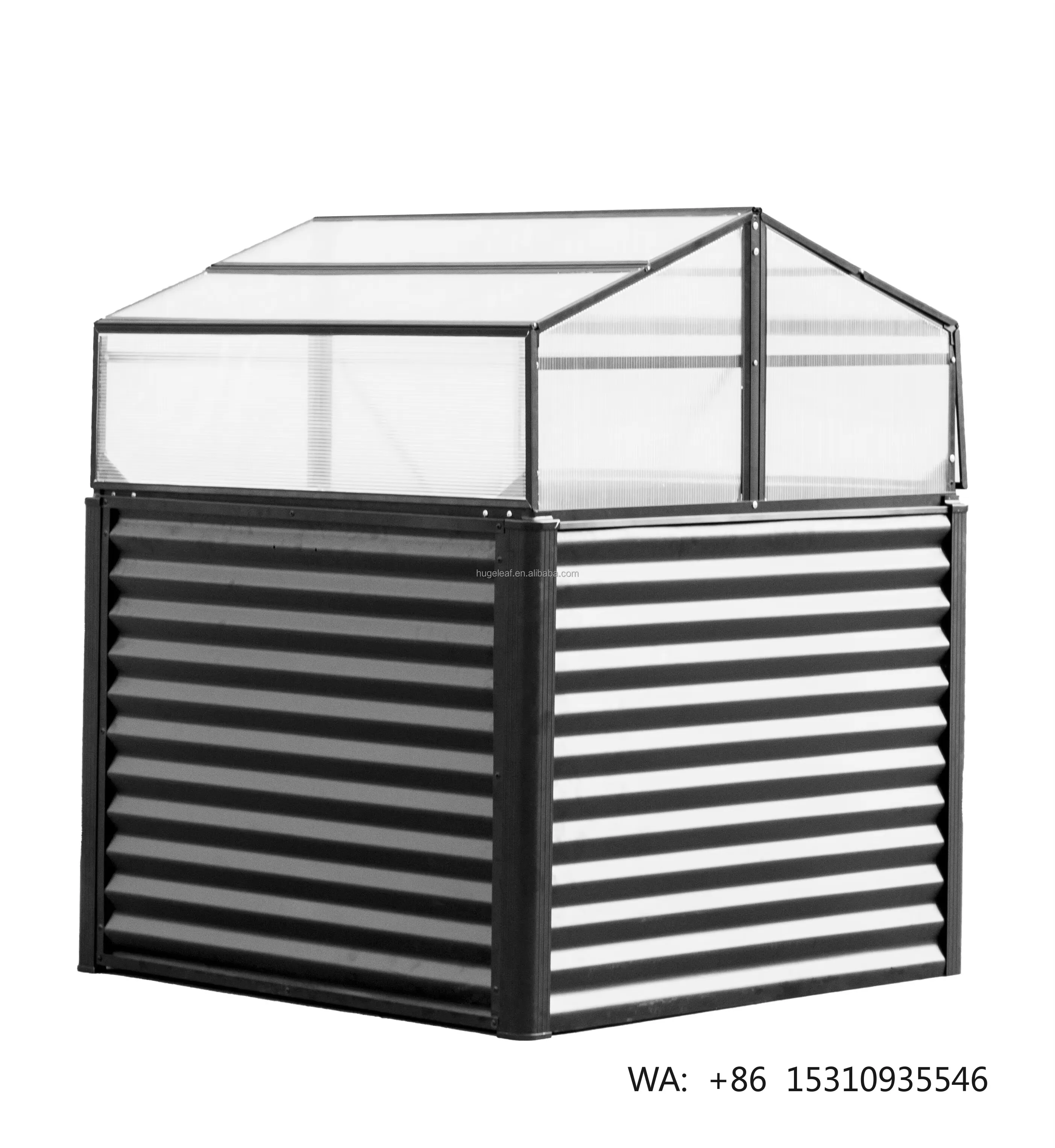 Easily Assembled Galvanized Raised Garden Bed with Aluminum Frame Garen Greenhouse Raised Garden Bed
