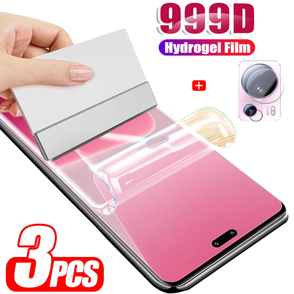 

Soft Pelicula Hidrogel For Xiaomi 13 Lite Screen Protector Xiaomi 13 Ultra Mi 12 11 Lite 5G NE Hydrogel Film Xiaomi 13T 11T 12T Pro Water gel Front+Camera Film Mi 13Lite Protectore de Pantalla Mi13 hydro gel