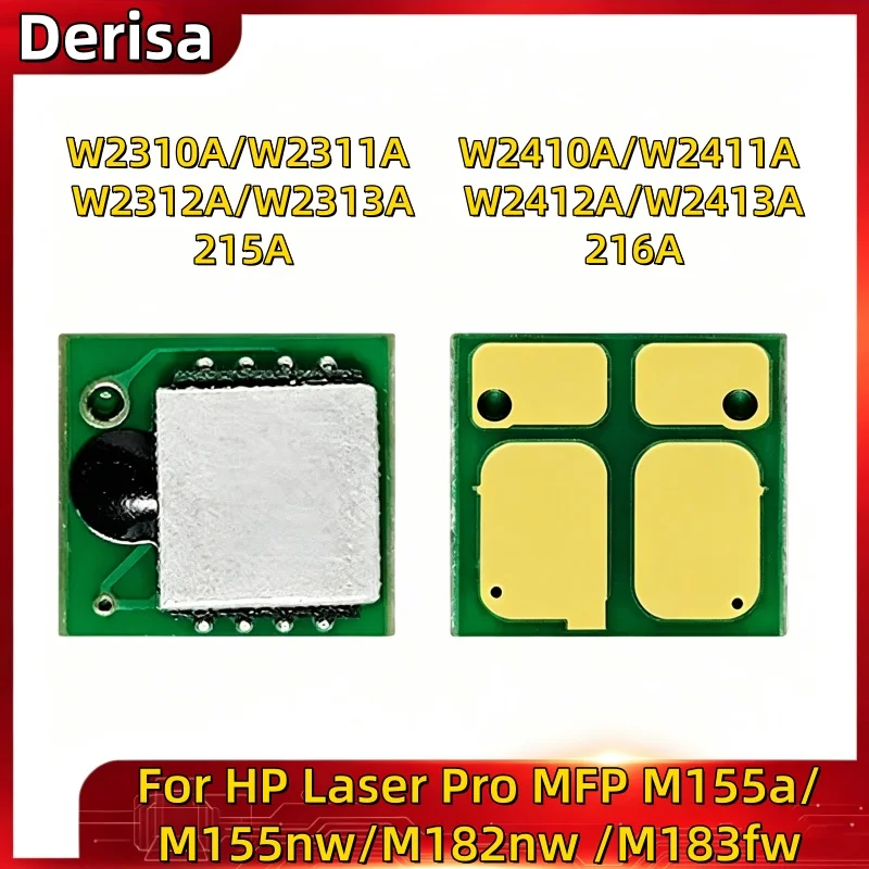 4pcs 215A 216A W2410A Toner Cartridge Chip for HP M155a M155nw M183fw M182n M182nw Printer chip W2310A W2311A W2411A toner chip