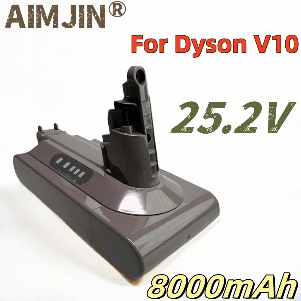 

25.2V 8000mAh Li-ion Rechargeable Battery for Dyson V10 Vacuum Cleaner