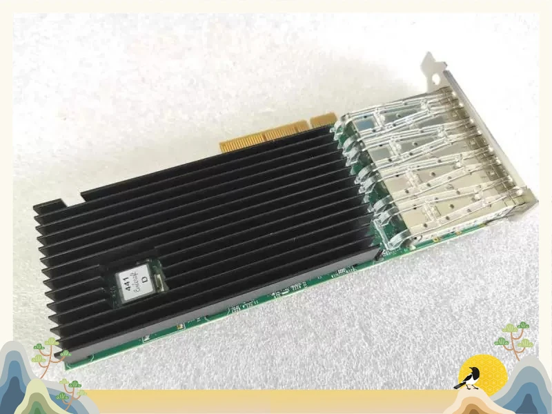 X710-DA4 10G PE310G4171L-XR Four-port 10 Gigabit Fiber Optic Network Interface Card - Used