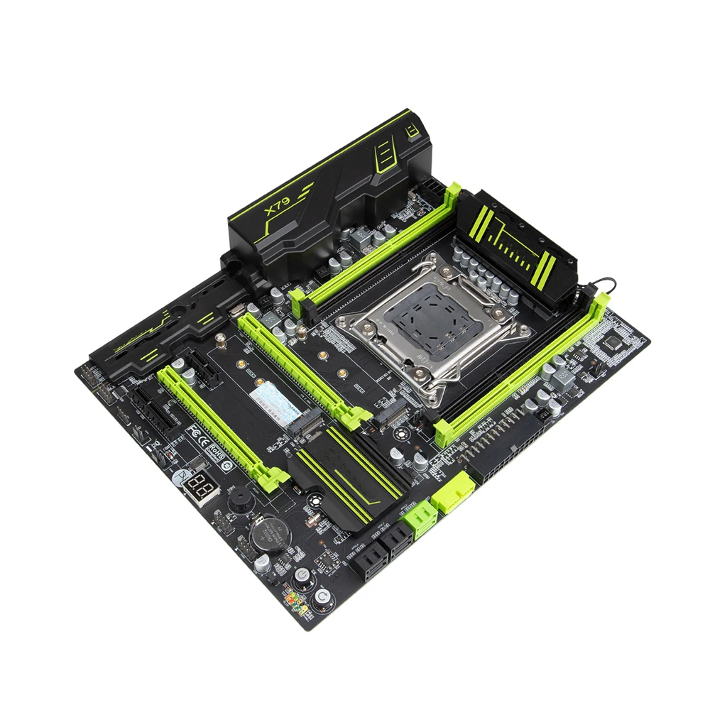 ل HUANANZHI X79 الأخضر 2.49X79 اللوحة LGA2011 ATX SSD دعم ذاكرة REG ECC