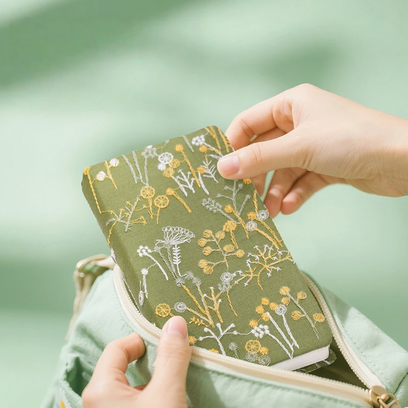 Embroidered A6 Notebook 2026 Weekly Planner Notebook Week Plan Notepad Schedule Planning Book Efficiency Manual Daily Writing