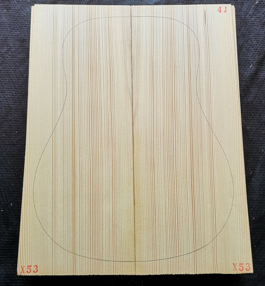 Specially priced 4th level German guitar spruce panel Alpine production full single board professional guitar material