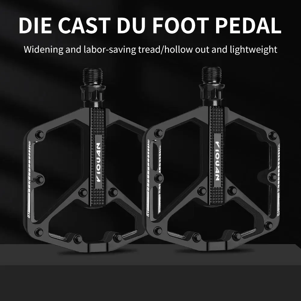 

Bicycle Pedals Sealed DU Bearing Nonslip Mountain Road Bike Cycling Aluminum Alloy Platform MTB Bike Pedal