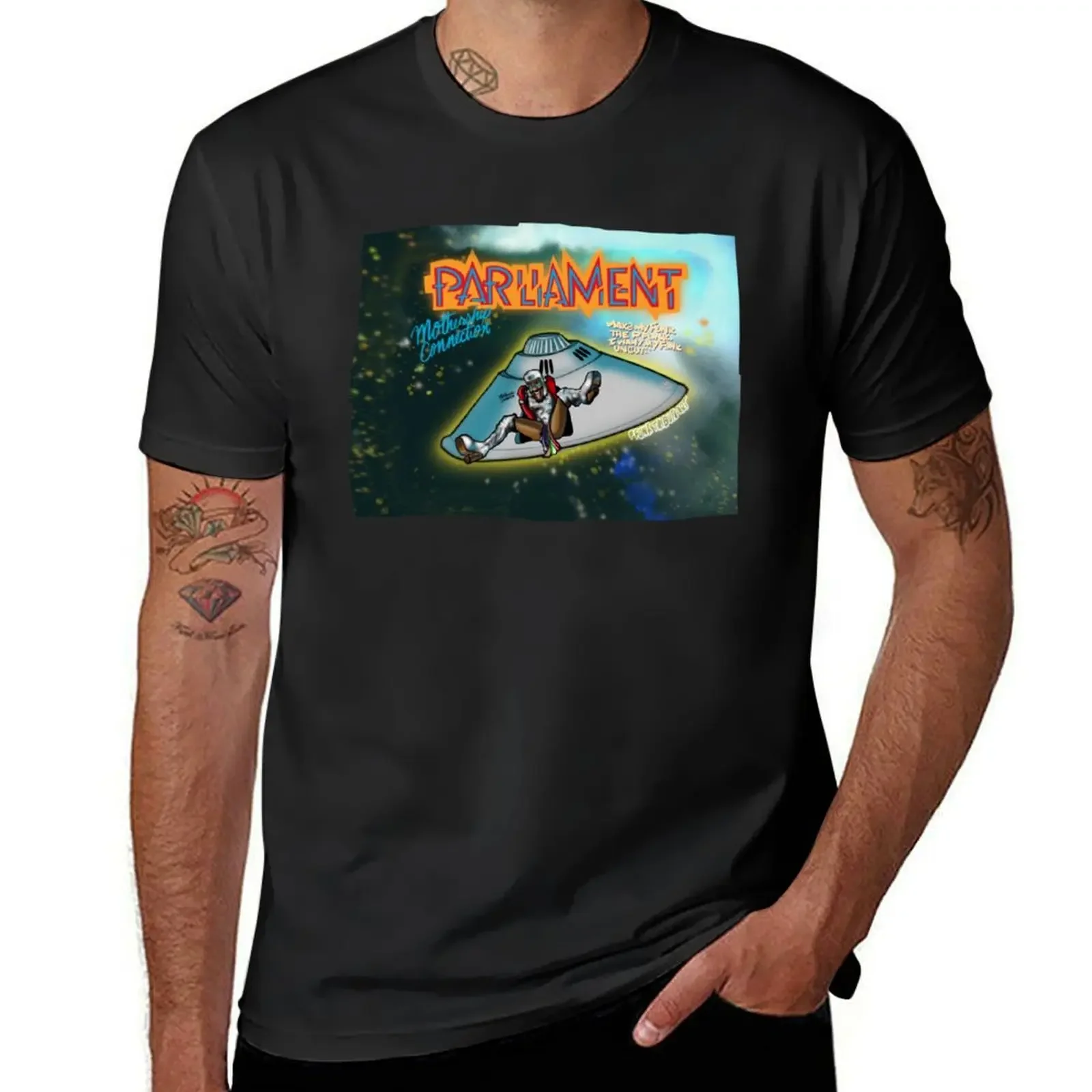 

Mothership Fan art T-Shirt plus size tops tops custom t shirt Men's clothing