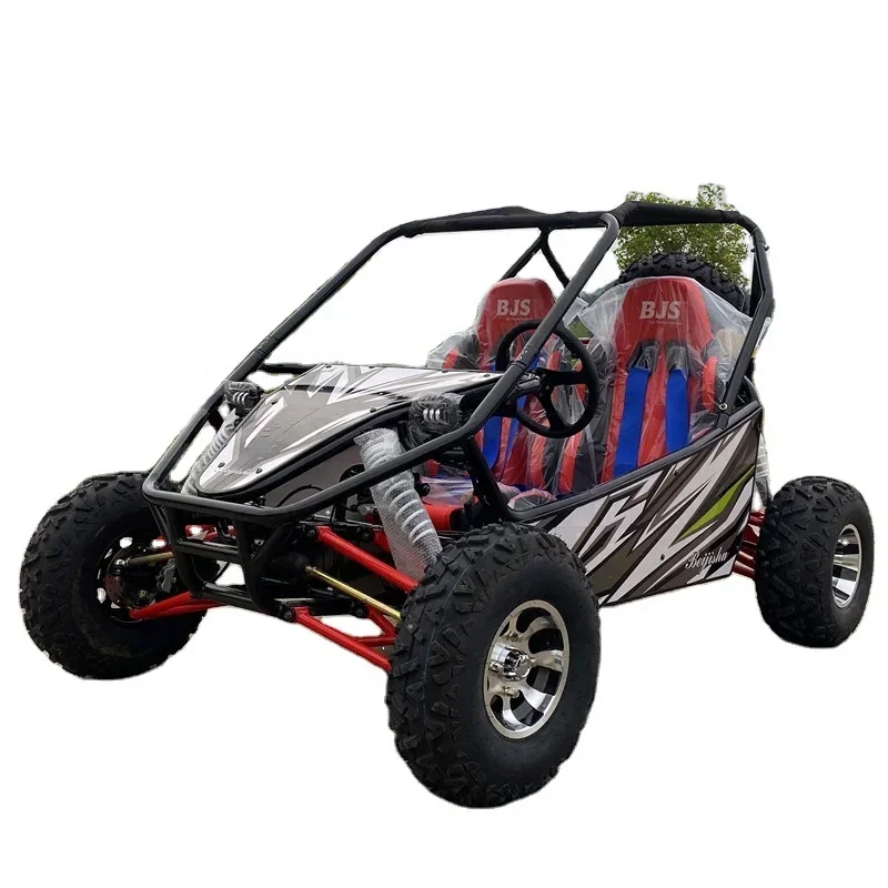 Off-Road Karting  All Terrain UTV 4 Stroke Steel Tube Car 2WD Adult Gas Mountain Atv with Dsic Brake Chain Drive