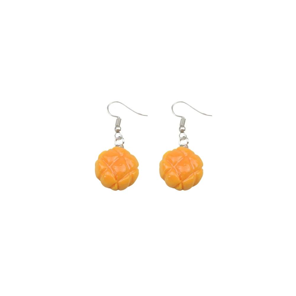 Kawaii Avocado Cake Pizza Earrings Costume Trendy Style Woman Girl Jewelry Drop Shipping