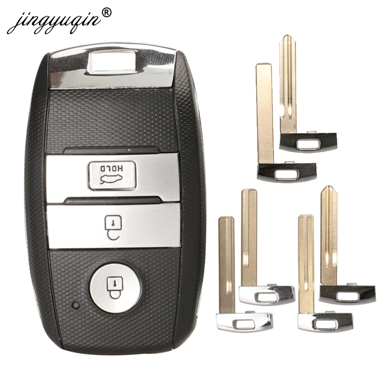 jinyuqin Car Remote Smart Key Shell for KIA K3 K3S KX3 K4 KX5 K5 Soul RIO Ceed Sportage Sorento TOY40 VA2 HYN10 HY20 Fob Case