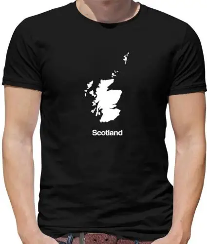 Country Silhouettes Scotland Mens T-Shirt - Edingburgh - Glasgow - UK - Travel