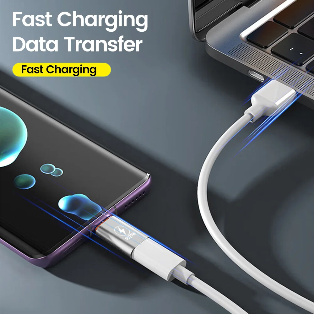 Elough 27 واط USB نوع C ذكر إلى ios شاحن أنثي آيفون 15 16 سامسونج البرق إلى نوع C محول شحن سريع موصل #3