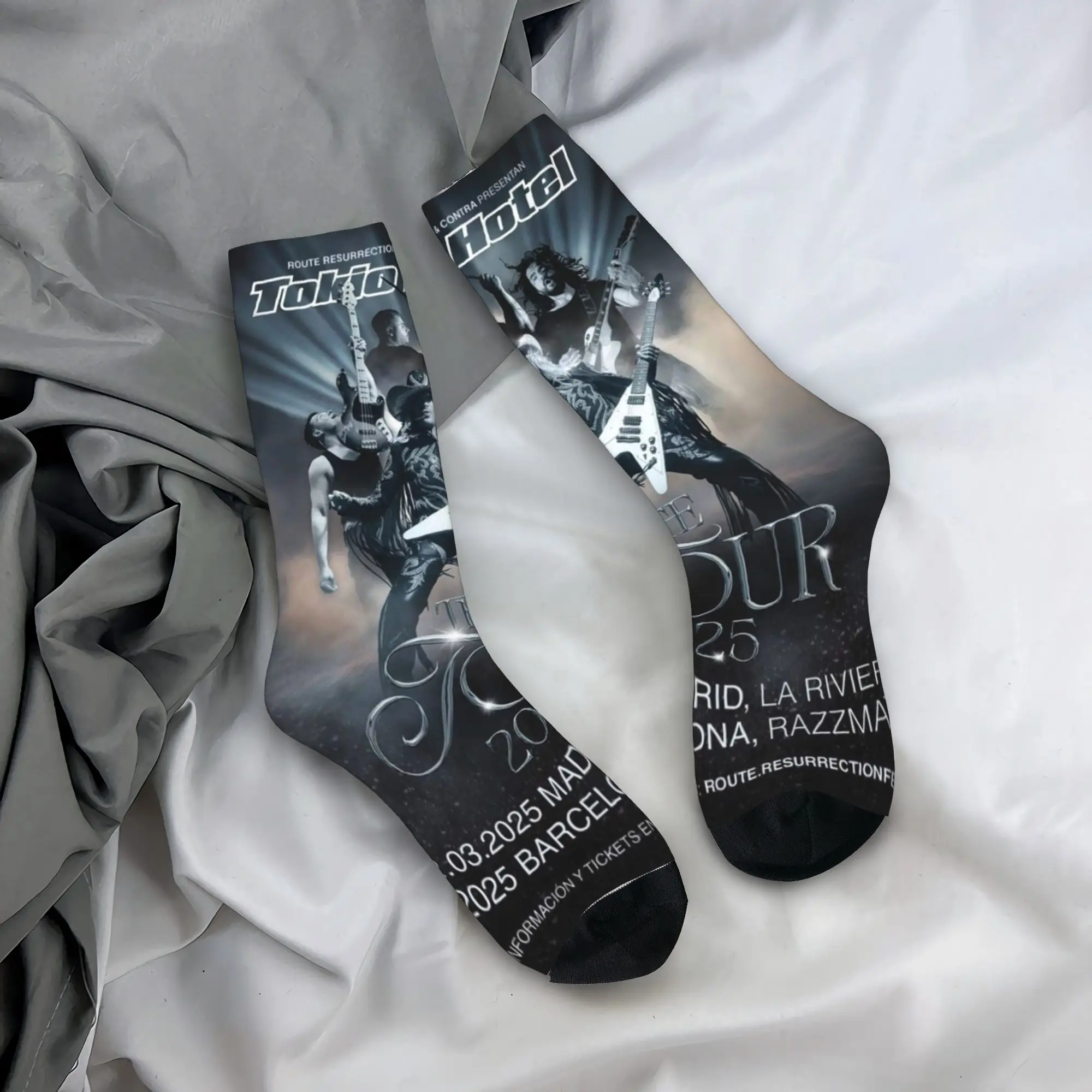 

Носки Tokio Hotel Band с рок-музыкой, товары для мужчин и женщин, носки для скейтборда, уютные замечательные подарки